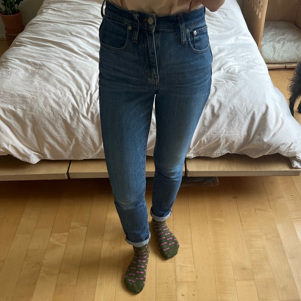 High rise slim boyjean